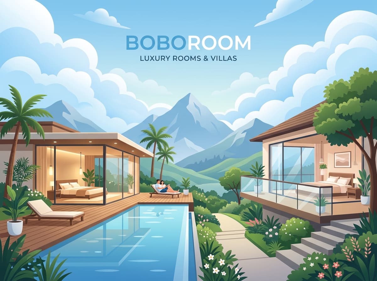 BoboRoom - Rekomendasi Villa Puncak dan Hotel Puncak BoboRoom - Sewa Villa Puncak Private Pool dan Kamar Hotel Puncak